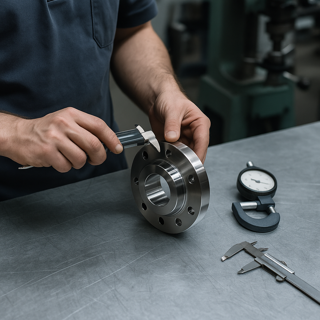 Revisiones y control de calidad de componentes metálicos