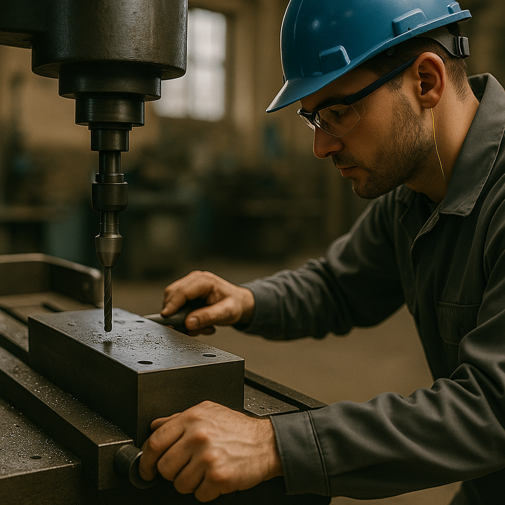 Servicio de mecanizados industriales: taladrados, roscados y avellanados