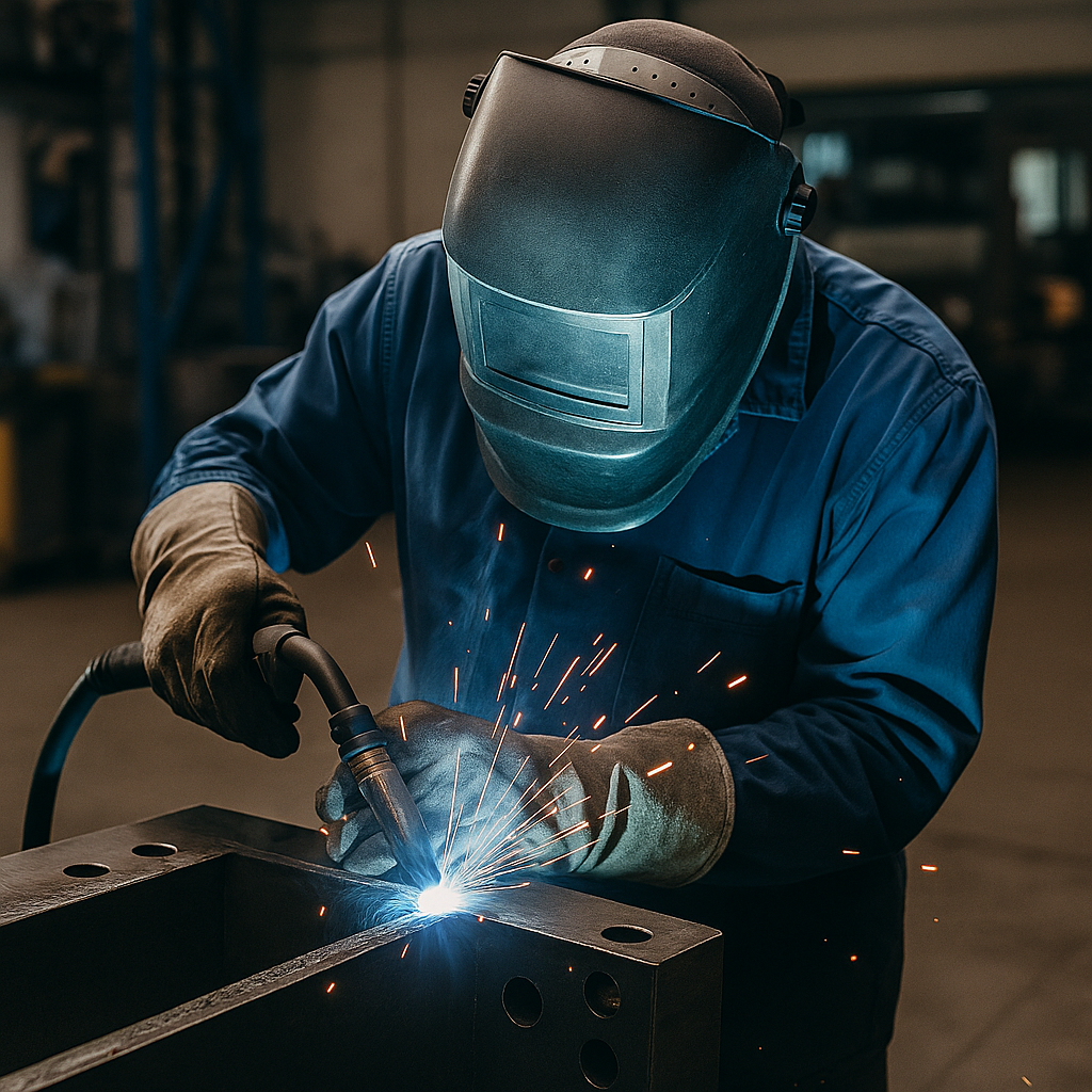 Soldadura MIG/MAG y soldadura por puntos para componentes metálicos